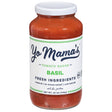 Yo Mama's Foods Tomato Basil Pasta Sauce - 6 x 25 oz