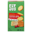 Fitjoy Pepper Jack Cracker Rounds: Keto Snack 8oz (8 Pack) | Low Carb & Gluten-Free