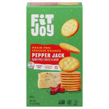Fitjoy Pepper Jack Cracker Rounds: Keto Snack 8oz (8 Pack) | Low Carb & Gluten-Free