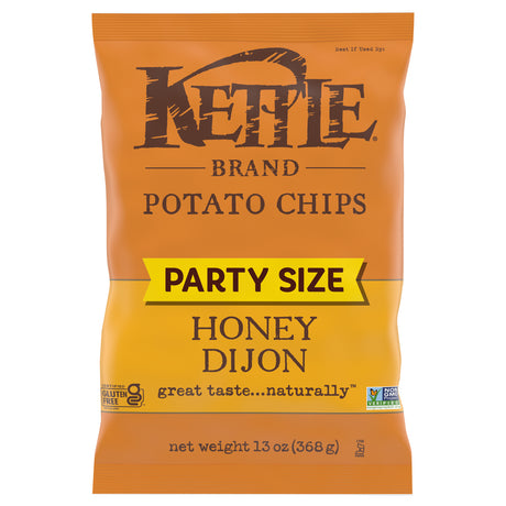 Kettle Brand Honey Dijon Potato Chips: Tangy & Sweet Flavor, Crunchy - 9-13 Oz