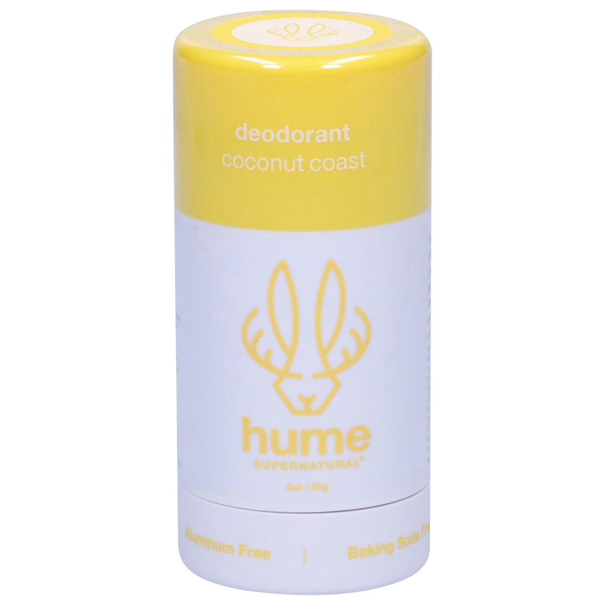 Hume Supernatural Deodorant - Coconut Coast Scent - 2 Oz Stick