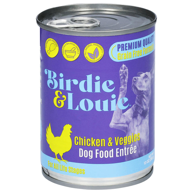 Birdie & Louie Chicken & Veggies Dog Food, 12  - Healthy & Delicious!