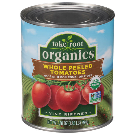 Take Root Organics Whole Peeled Tomatoes, 6  - Authentic Italian Taste