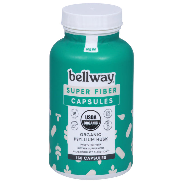 Bellway Super Fiber Caps for Regularity - 160 Count