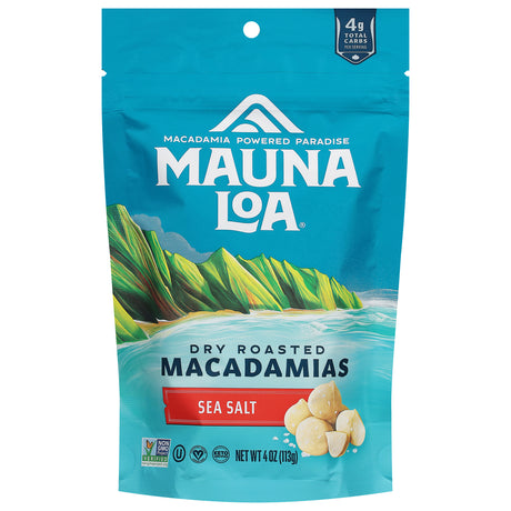 Mauna Loa Roasted Salt Macadamia Nuts, 6-4 oz Bags