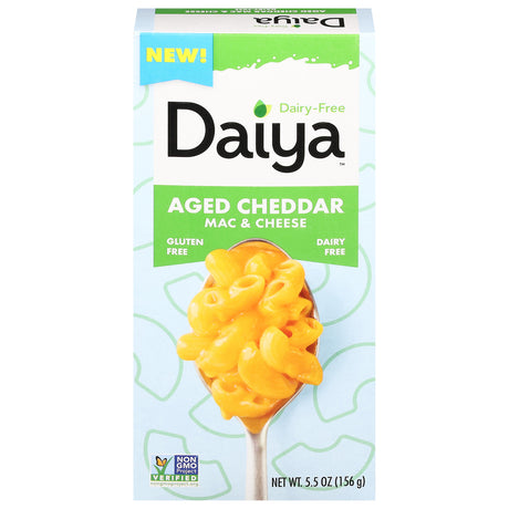 Daiya Vegan Mac & Cheese Powder: Aged Cheddar, Plant-Based, 12x5.5 oz - Food Inc