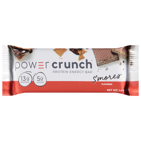 Power Crunch Original S'mores Protein Energy Bar, 1.4 oz, 12 Count