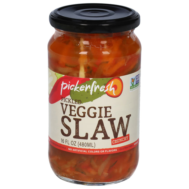 Pickerfresh Veggie Slaw Pickled - Pack of 6-16 fl oz