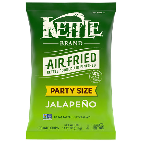 Kettle Brand Jalapeno Chips Air Fried - 9 Pack - Spicy, Crispy & Delicious