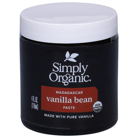 Simply Organic Vanilla Bean Paste - 6 x 4 oz - Organic Vanilla Flavor