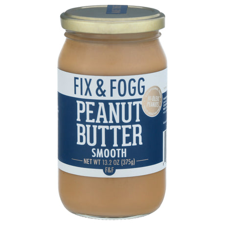 Fix & Fogg Smooth Peanut Butter (6 Jars): Delicious & Healthy - Shop Now!