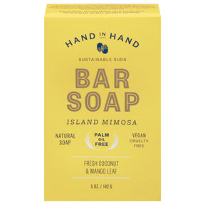 Hand In Hand Island Mimosa Bar Soap - 5 oz - Single Bar