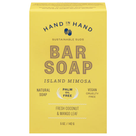 Hand In Hand Island Mimosa Bar Soap - 5 oz - Single Bar