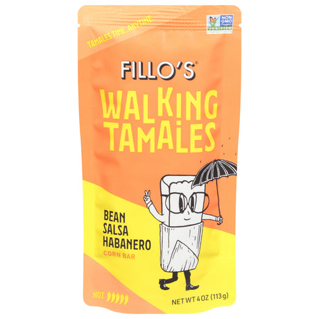 Fillo's Bean Habanero Tamales, 7-4 oz. Units - Authentic Flavor