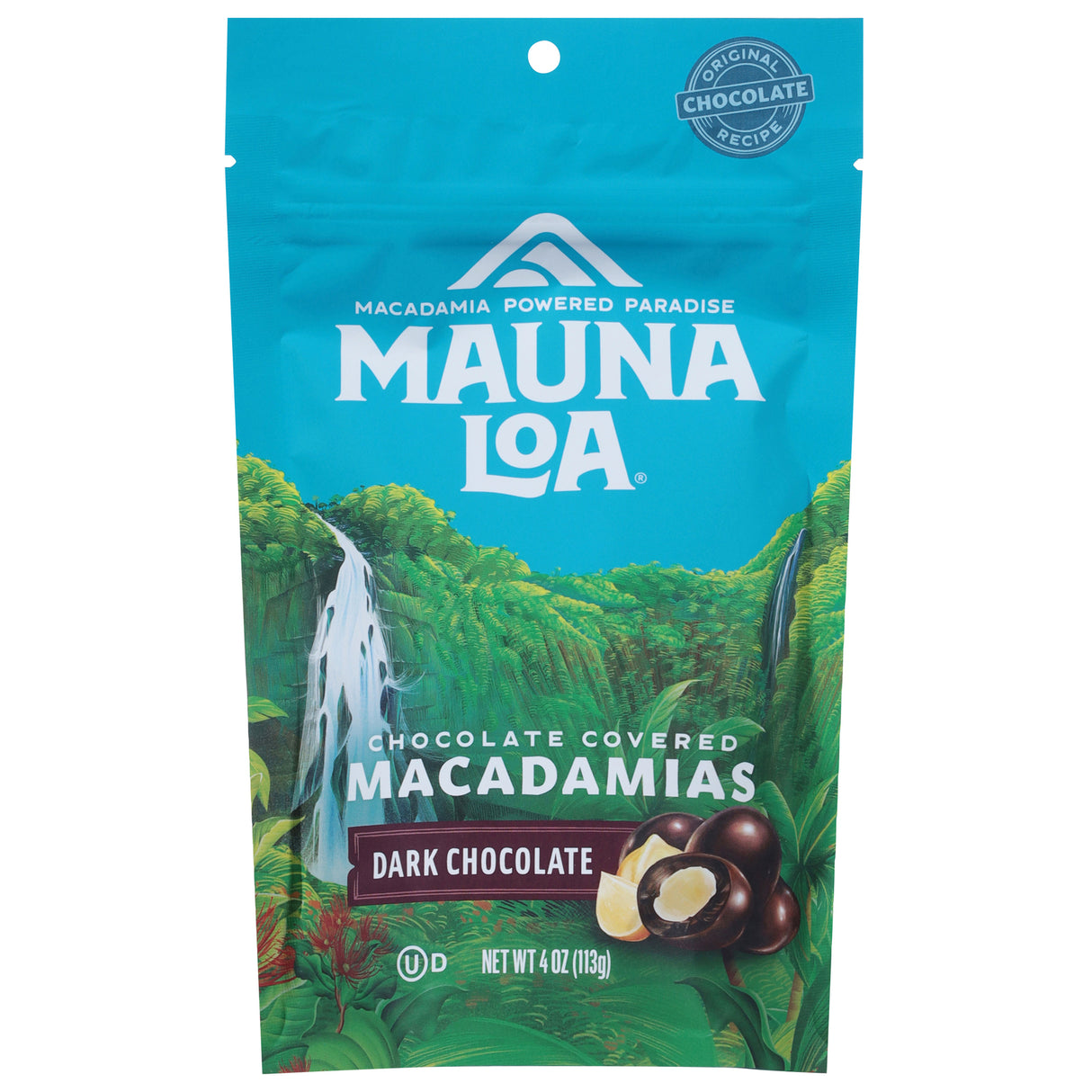 Mauna Loa Dark Chocolate Macadamia Nuts (Pack of 6) - 4 oz