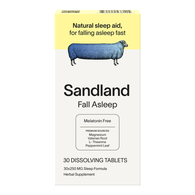 Sandland Fall Asleep Supplement - 30 Count - Cozy Farm 