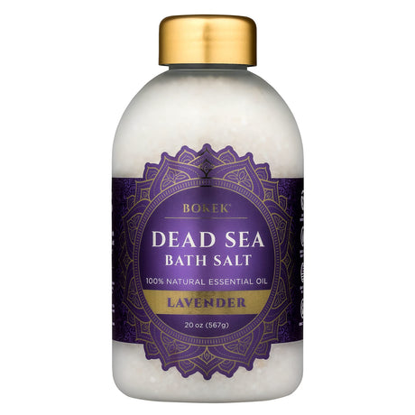 Bokek Dead Sea Lavender Bath Salt - 1 x 21oz Pack - Cozy Farm 