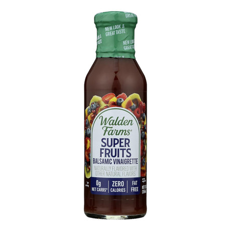 Walden Farms Calorie Free Super Fruits Balsamic Vinaigrette  - Case Of 6 - 12 Fz