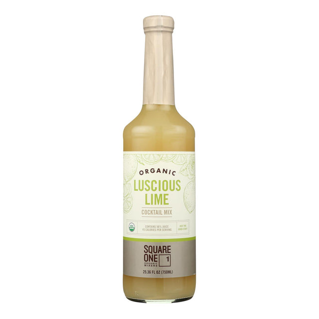 Square One Organic Mixers - Cocktail Mx Luscious Lime - Case Of 6-25.36 Fz