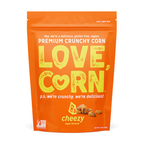 Love Corn Cheezy Roasted Corn (Pack of 10 - 1.6 Oz) - Cozy Farm 