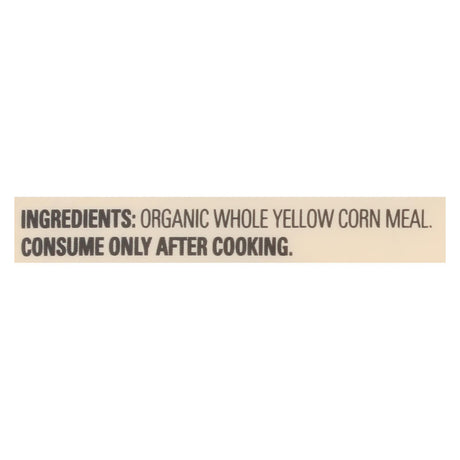 Arrowhead Mills - Organic Yellow Corn Meal - Gluten Free - Case Of 6 - 22 Oz. - Cozy Farm 