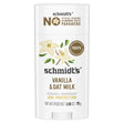 Schmidts - Vanilla Oatmilk Deodorant, 2.65 oz - Natural Odor Protection