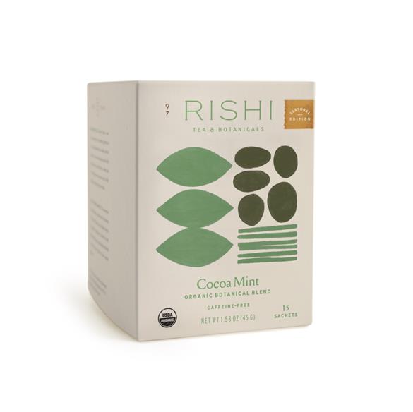 Rishi Tea Cocoa Mint (Pack of 6-15 Bags) - Cozy Farm 
