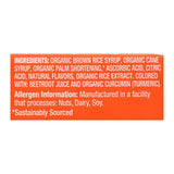 Torie And Howard - Chewy Fruities Organic Candy Chews - Blood Orange And Honey - Case Of 18 - 2.1 Oz. - Cozy Farm 