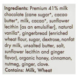 Chuao Chocolatier Crispy Honey Gingerbread Bits Wrapped In Milk Chocolate - Case Of 12 - 2.8 Oz - Cozy Farm 