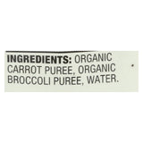 Earth's Best Organic Carrots And Broccoli Baby Food Puree - Stage 2 - Case Of 12 - 3.5 Oz. - Cozy Farm 