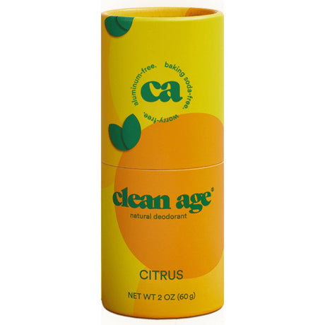 Clean Age - Deodorant Natural Citrus - 1 Each-2 Ounces - Cozy Farm 
