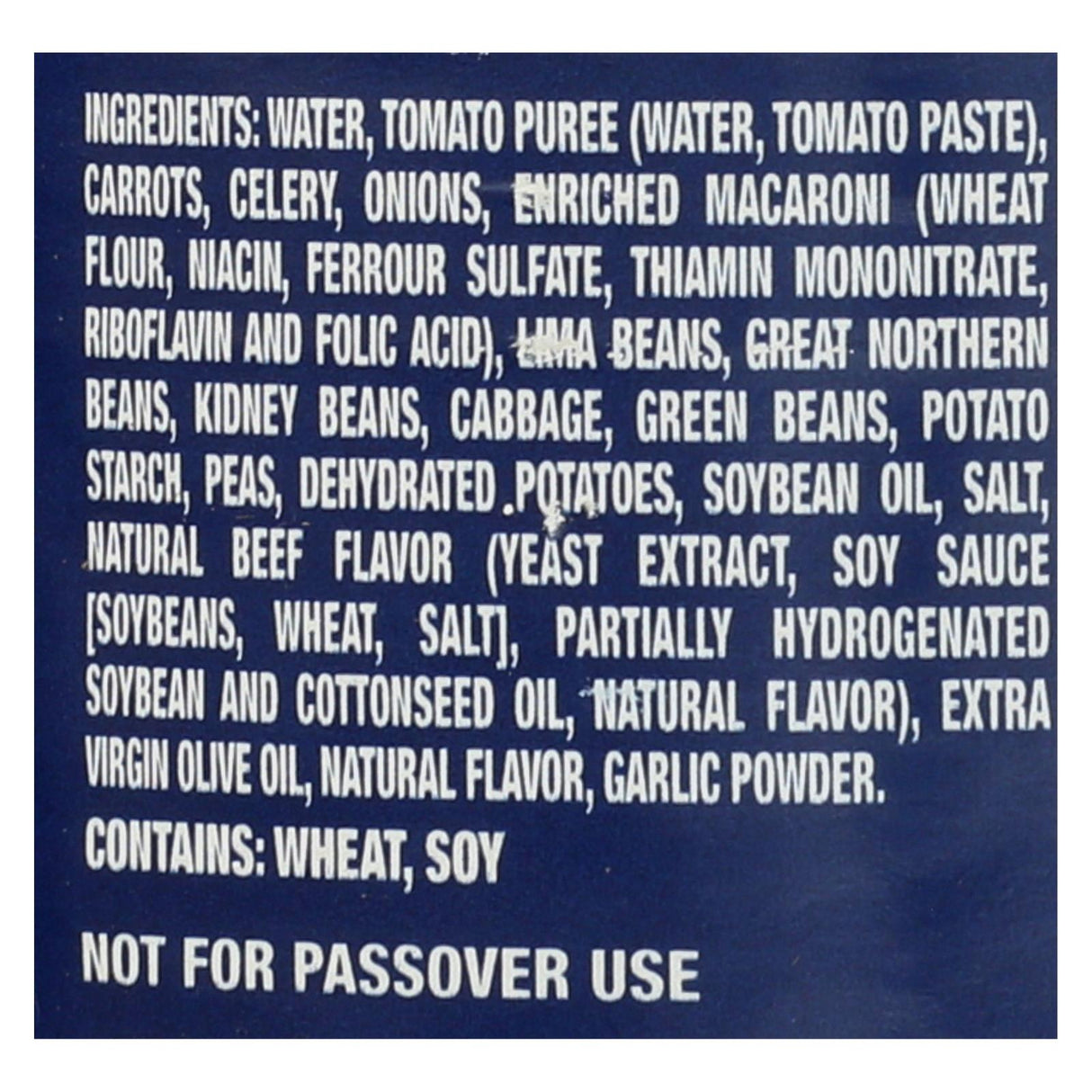 Streit's Minestrone Soup  - Case Of 12 - 15 Oz - Cozy Farm 