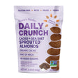 Daily Crunch - Sprouted Almonds Cacao Sea Salt, 1.5 oz (Pack of 8) - Gluten-Free Snack