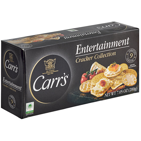 Carr's Crackers Entertainment Collection Assortment Variety Pack, 7.05 Oz. Box - Cozy Farm 