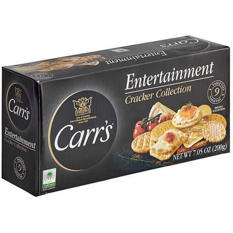 Carr's Crackers Entertainment Collection Assortment Variety Pack, 7.05 Oz. Box - Cozy Farm 