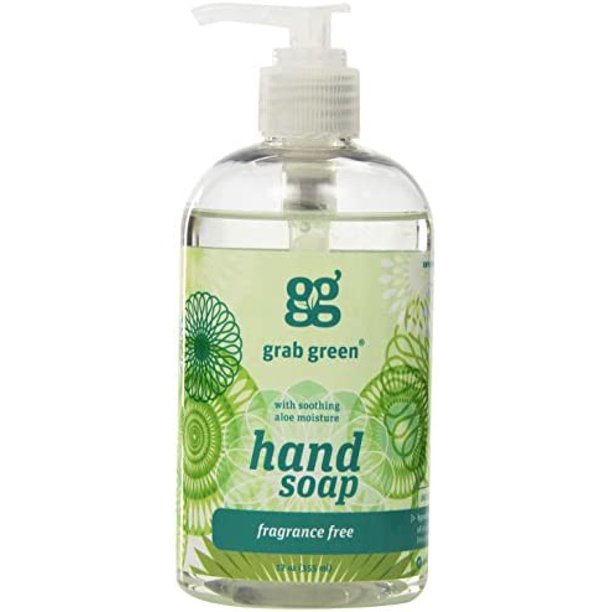 Grab Green - Hand Soap Fragrance Free - Case Of 6 - 12 Fz - Cozy Farm 