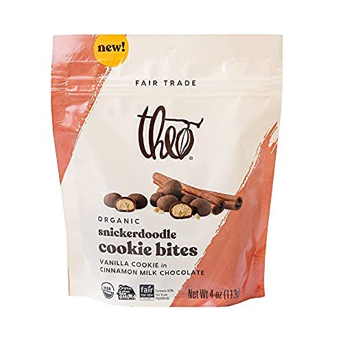 Theo Chocolate - Cookie Bites Snickerdoodle Milk (Pack of 6) 4 Oz - Cozy Farm 