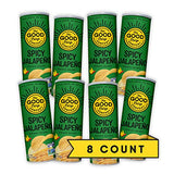 The Good Crisp Company - Spicy Jalap Crisps, 5.6 oz (Pack of 8) - Gluten-Free Chips