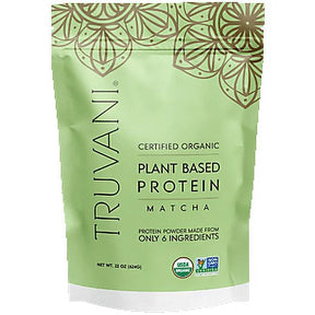 Truvani - Organic Matcha Protein Powder, 22 oz (Pack of 1) - Plant Based Protein