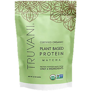 Truvani - Organic Matcha Protein Powder, 22 oz (Pack of 1) - Plant Based Protein