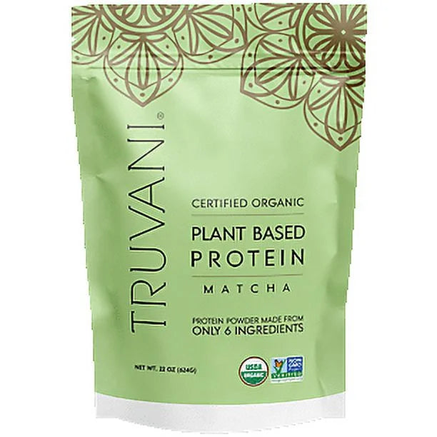 Truvani - Organic Matcha Protein Powder, 22 oz (Pack of 1) - Plant Based Protein
