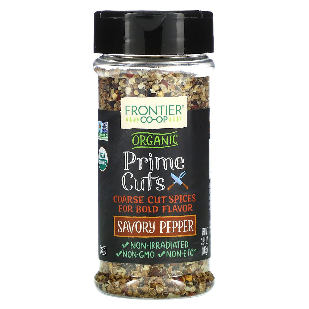 Frontier Natural Products Coop - Prime Cut Savory Pepper  - 3.99 Oz - Cozy Farm 