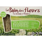 Le Pain des Fleurs Buckwheat Crispbread - Case of 6/5.3 oz