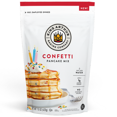 King Arthur Baking Company Pancake Confetti Mix (Pack of 6 - 15 oz) - Cozy Farm 