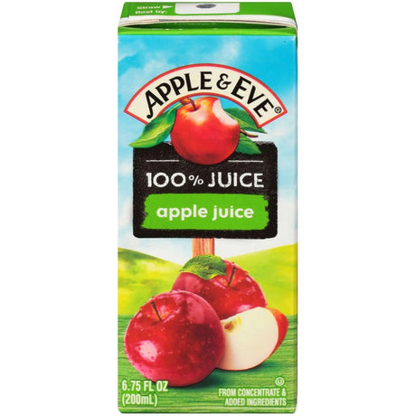 Apple & Eve 100% Apple Juice Boxes, 6.75 fl oz, Pack of 5 (8 Boxes Each)