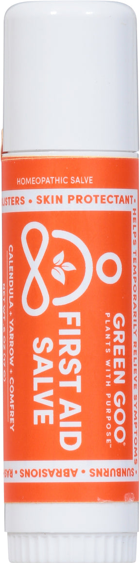 Green Goo Natural First Aid Salve Stick - .6 Oz - Pack of 12 - Cozy Farm 