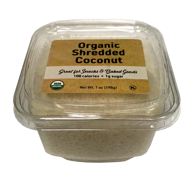 Woodstock Organic Coconut Shreds - Unsweetened, 7 oz, Pack of 12