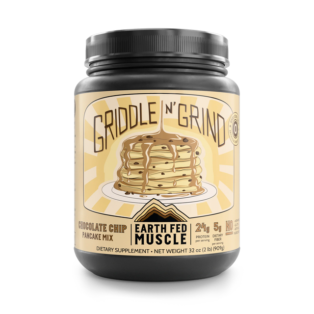 Earth Fed Muscle - Pancake Mix Chocolate Chip, 2 lb - Gluten Free Breakfast