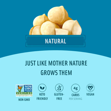 Mauna Loa Macadamia Nuts, Roasted Unsalted, 6 x 4 oz