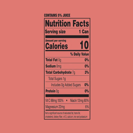 Heywell - Sparkling Water -  Energy Focus  - Strawberry Lemonade - (12 fl oz Can) - Pack of 12 - Cozy Farm 